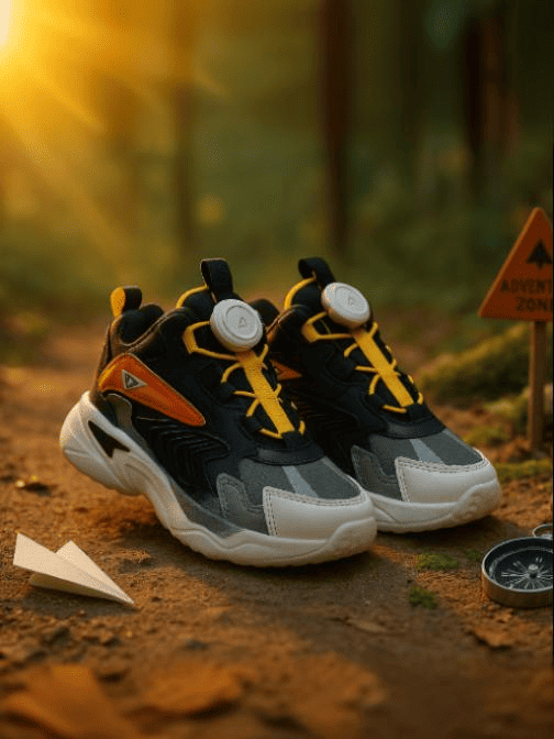 Fashionable footwear for 6–14 year olds