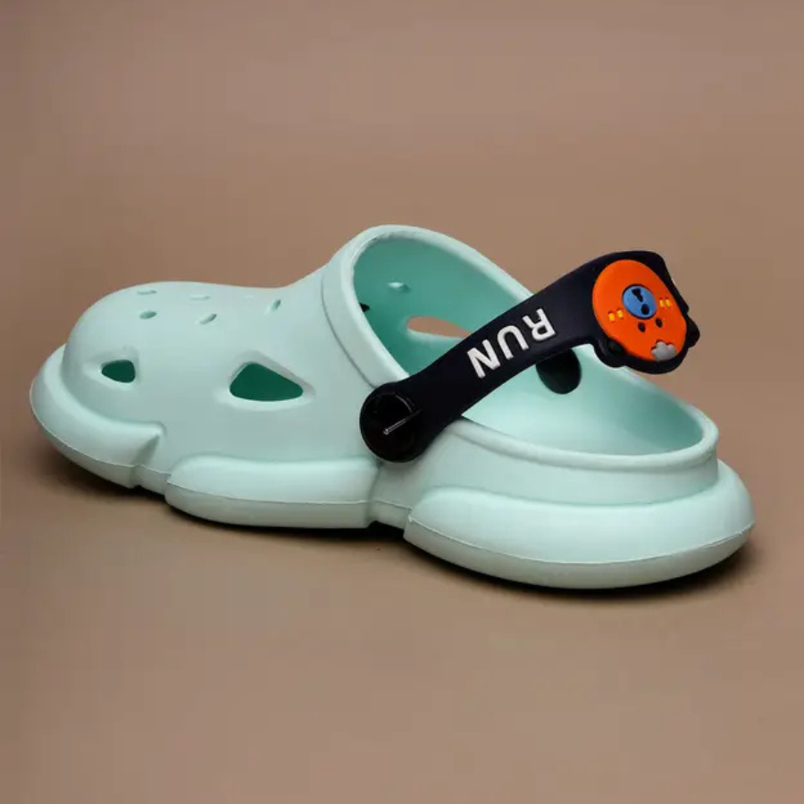 Buckle Clogs For Boys & Girls (Light Green , 2.5-8 Year)