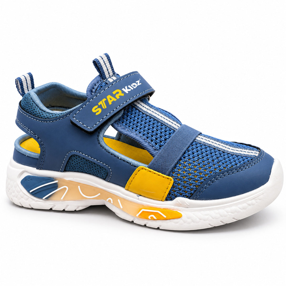 Star Kidz Velcro Sports Sandals For Boys & Girls Dark Blue