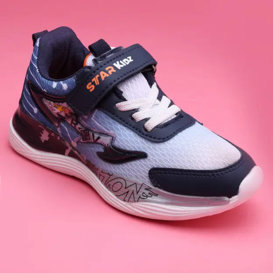 Velcro Sneakers For Boys & Girls (Light Blue, 5 to 13 years)