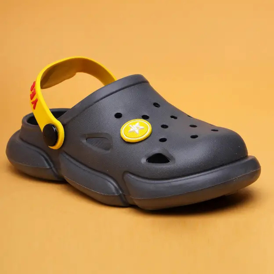 Buckle Clogs For Boys & Girls (Grey , 2.5-8 Year)