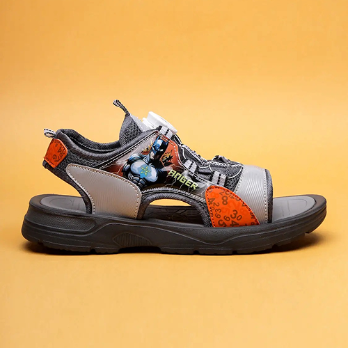 Slip-on Sports Sandals For Boys & Girls Grey