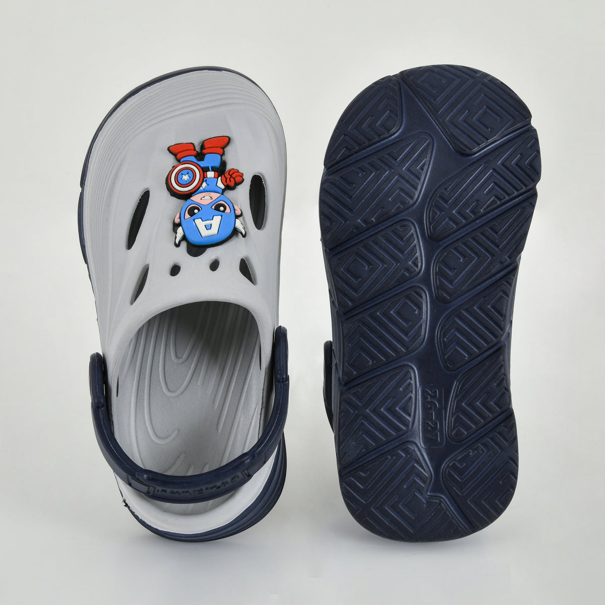 Star Kidz Slip-on Clogs For Boys & Girls Light Blue