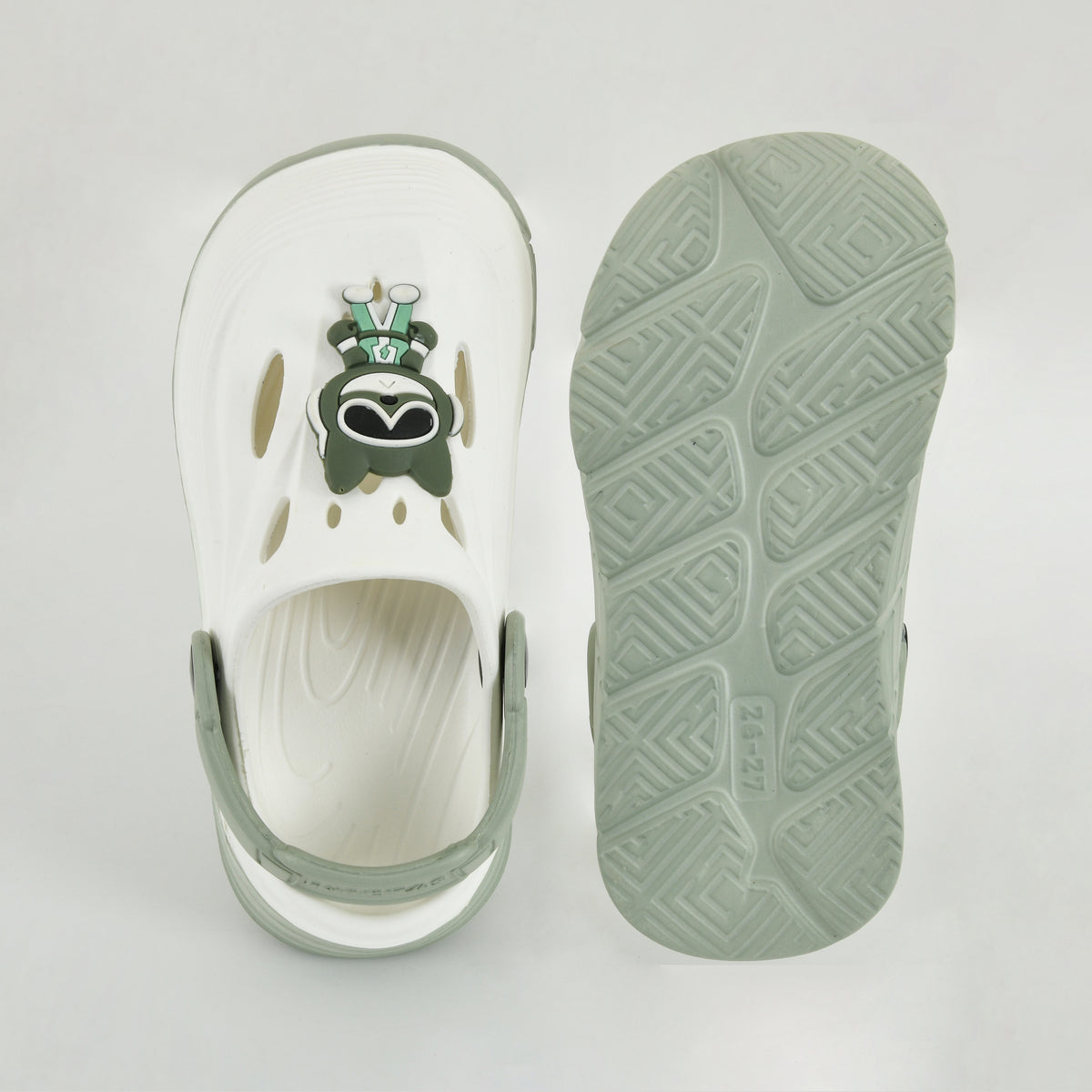 Star Kidz Slip-on Clogs For Boys & Girls Silver