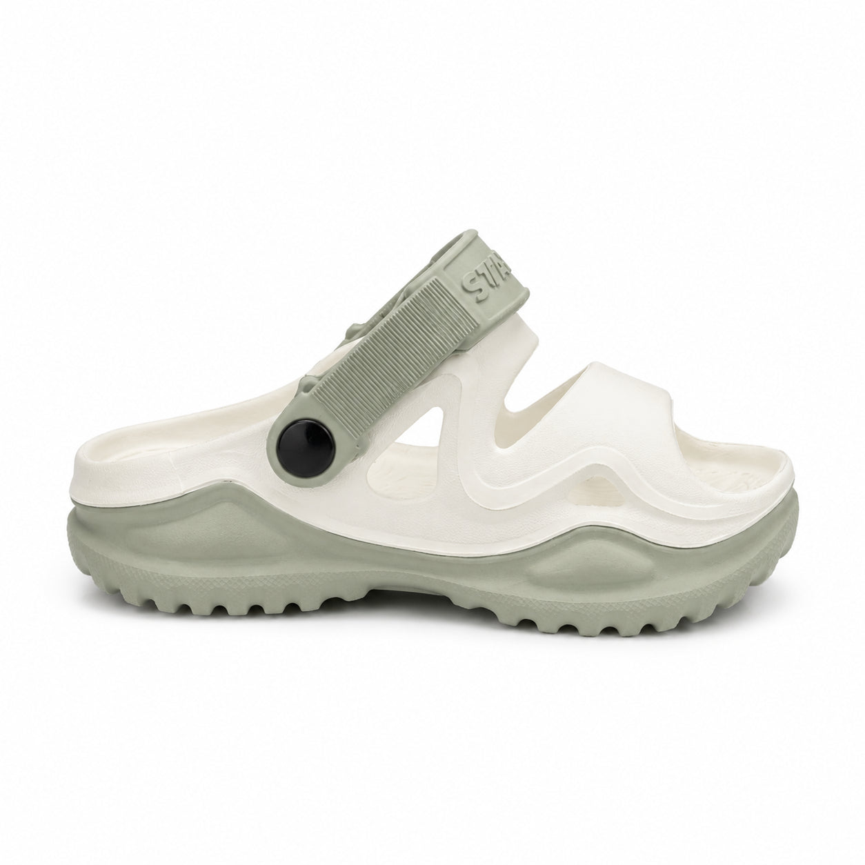 Star Kidz Clogs For Boys & Girls White Pista