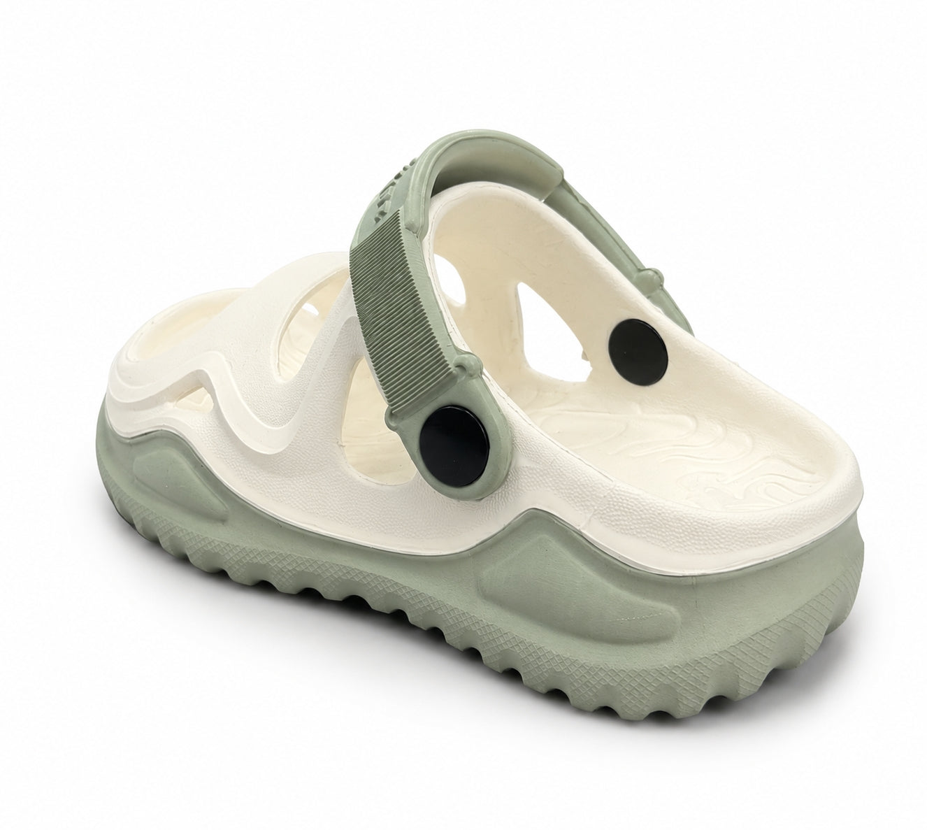 Star Kidz Clogs For Boys & Girls White Pista