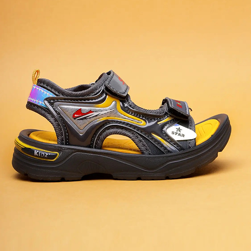 Velcro Strappy Sandals For Boys & Girls - Grey