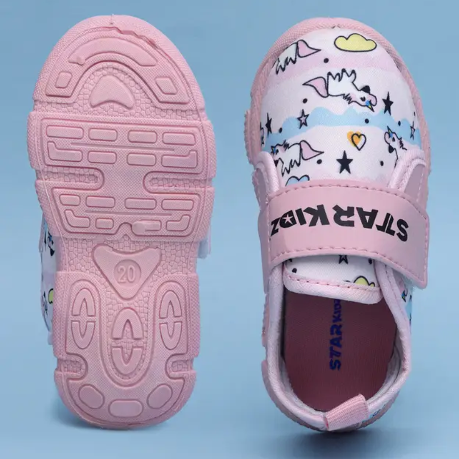 Velcro Chu Chu Shoes For Boys & Girls (Multicolor, 15months to 4years)