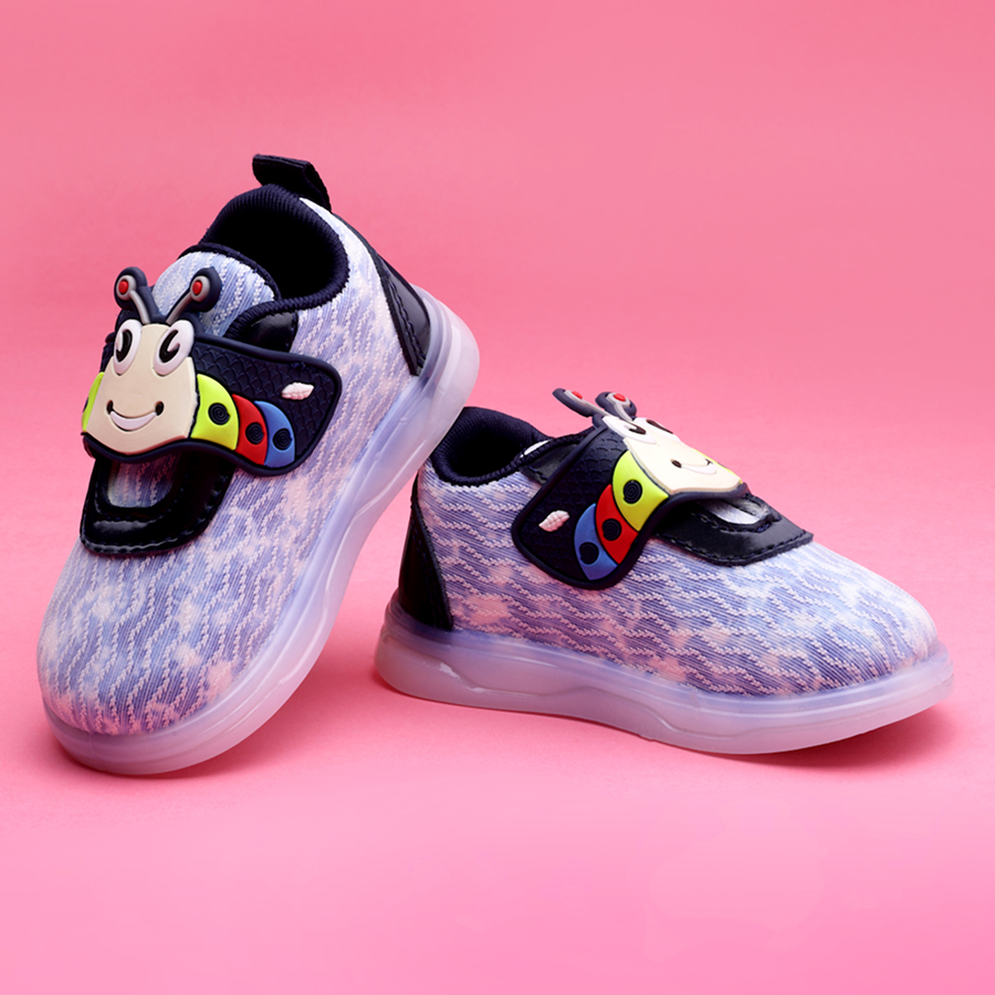 Velcro LED Shoes For Boys & Girls (Multicolor)