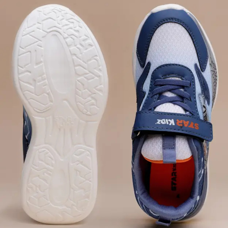 Velcro Sneakers For Boys & Girls (Dark Blue, 5 to 13 years)