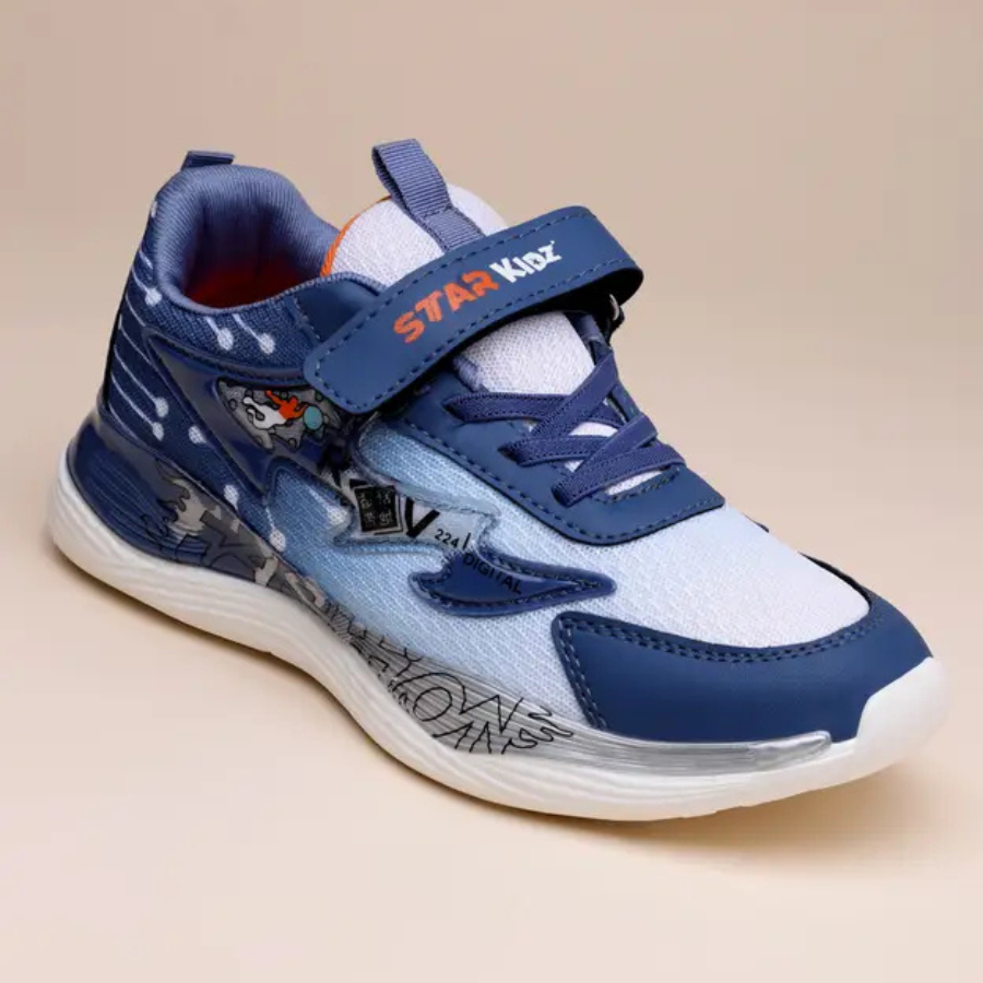 Velcro Sneakers For Boys & Girls (Dark Blue, 5 to 13 years)