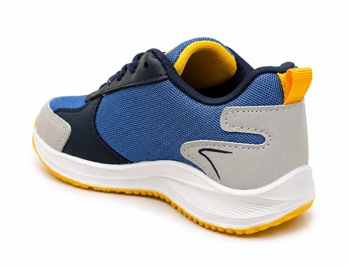 Star Kidz Lace Basketball Shoes For Boys Dark Blue