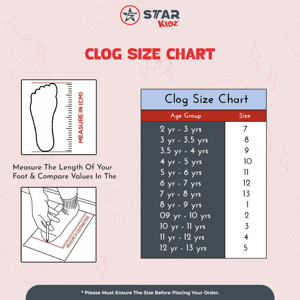Kids Shoe Size Chart India