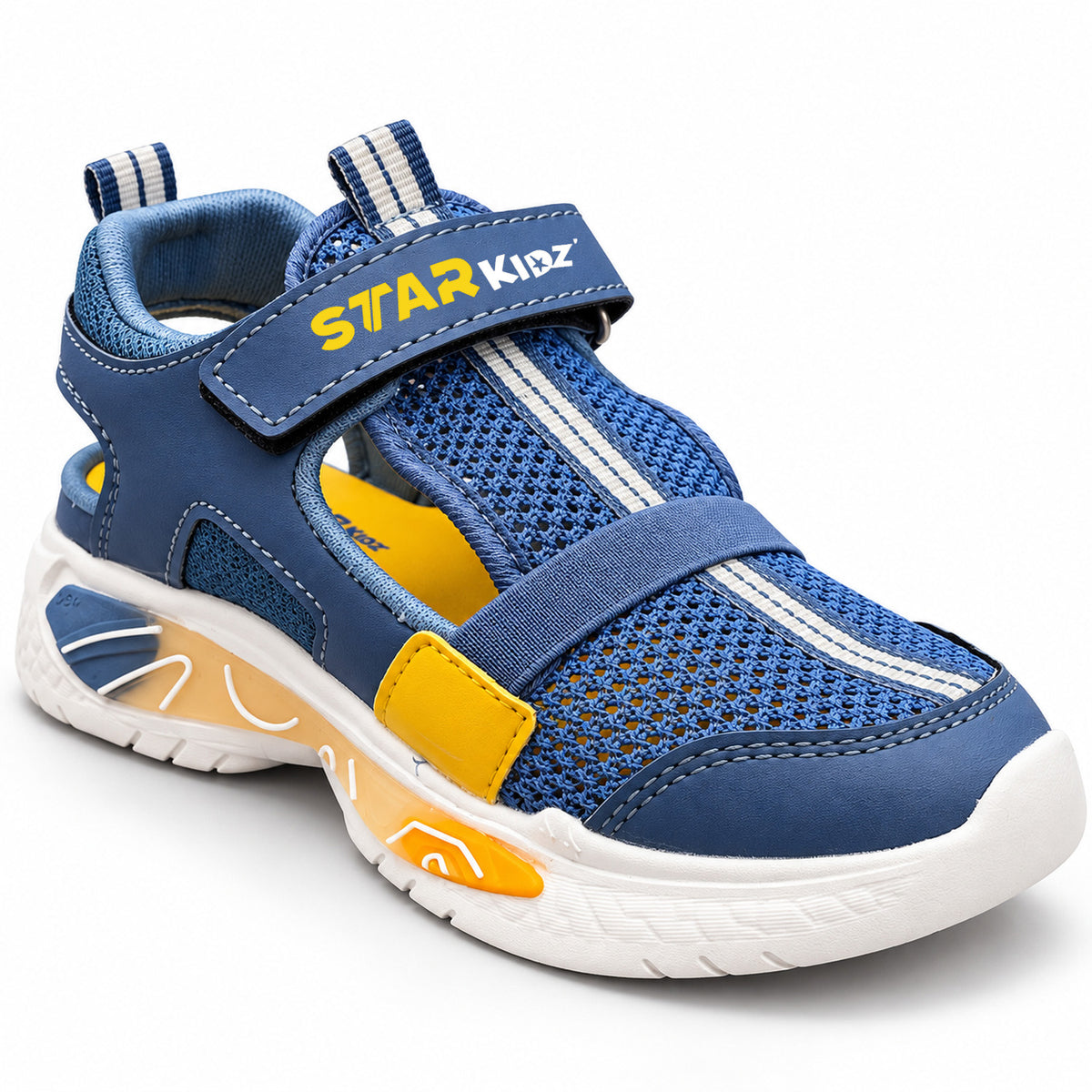 Star Kidz Velcro Sports Sandals For Boys & Girls Dark Blue