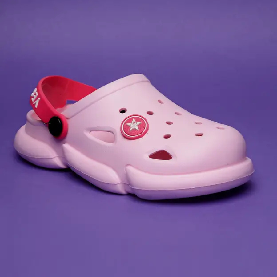Buckle Clogs For Boys & Girls  (Pink , 2.5-8 Year)