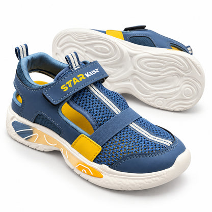 Star Kidz Velcro Sports Sandals For Boys & Girls Dark Blue