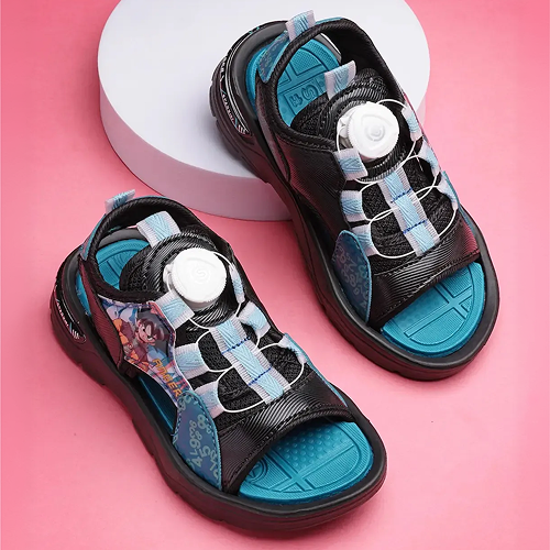Slip-on Sports Sandals For Boys & Girls Black