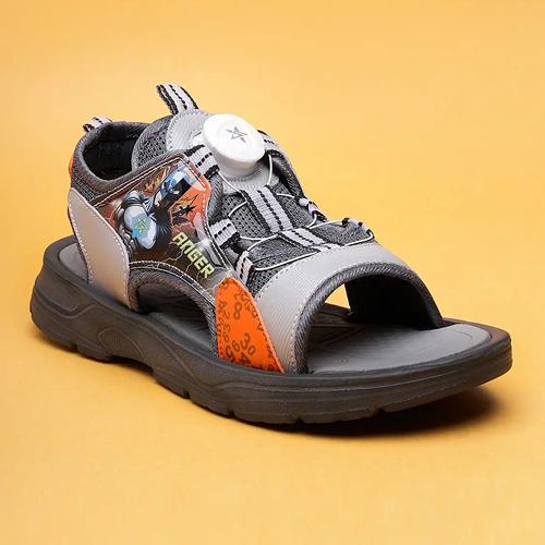 Slip-on Sports Sandals For Boys & Girls Grey
