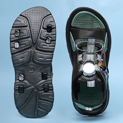 Slip-on Sports Sandals For Boys & Girls Light Green