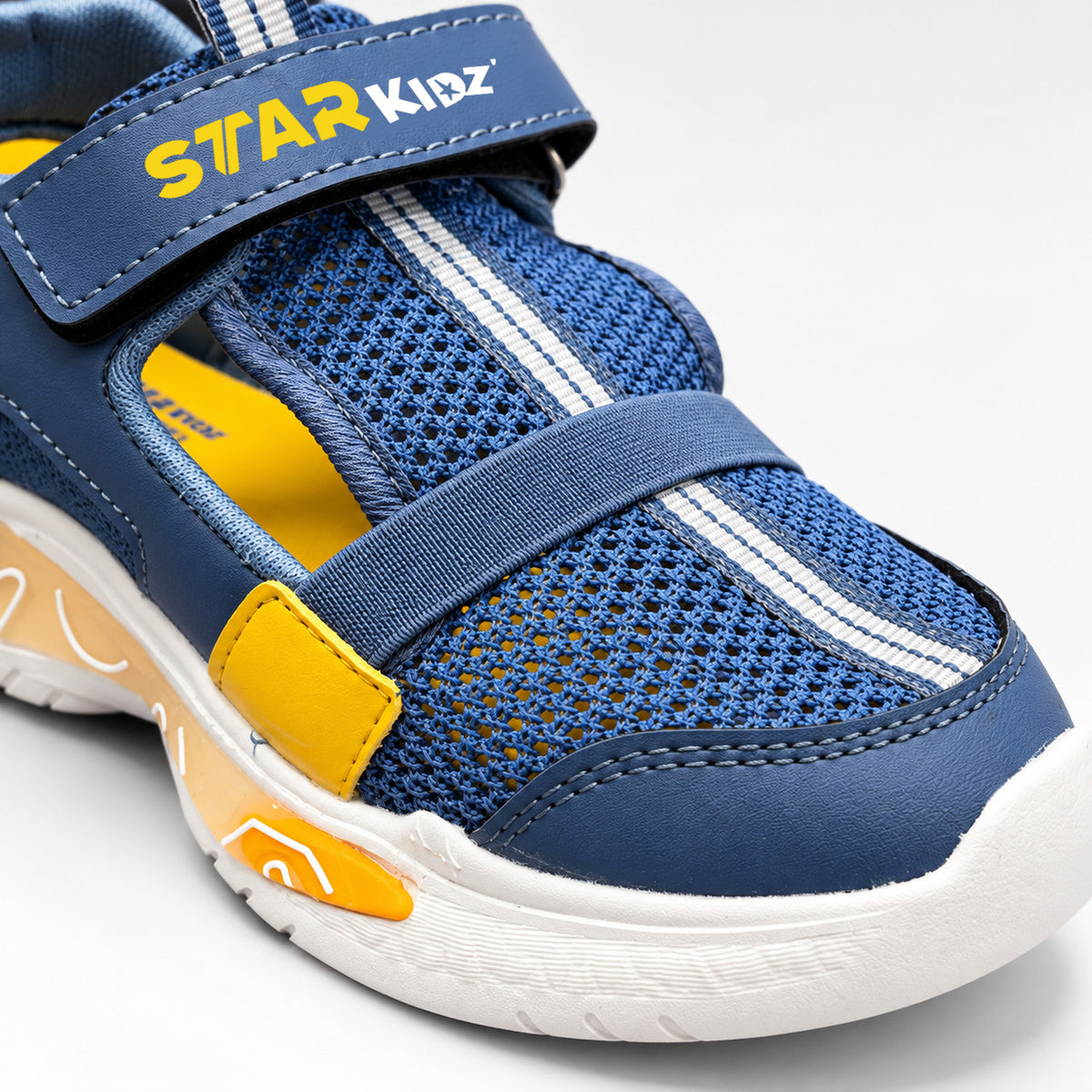 Star Kidz Velcro Sports Sandals For Boys & Girls Dark Blue