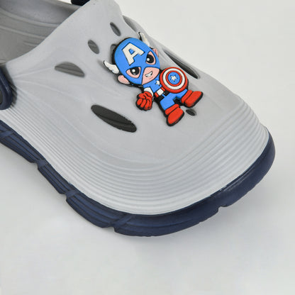 Star Kidz Slip-on Clogs For Boys & Girls Light Blue