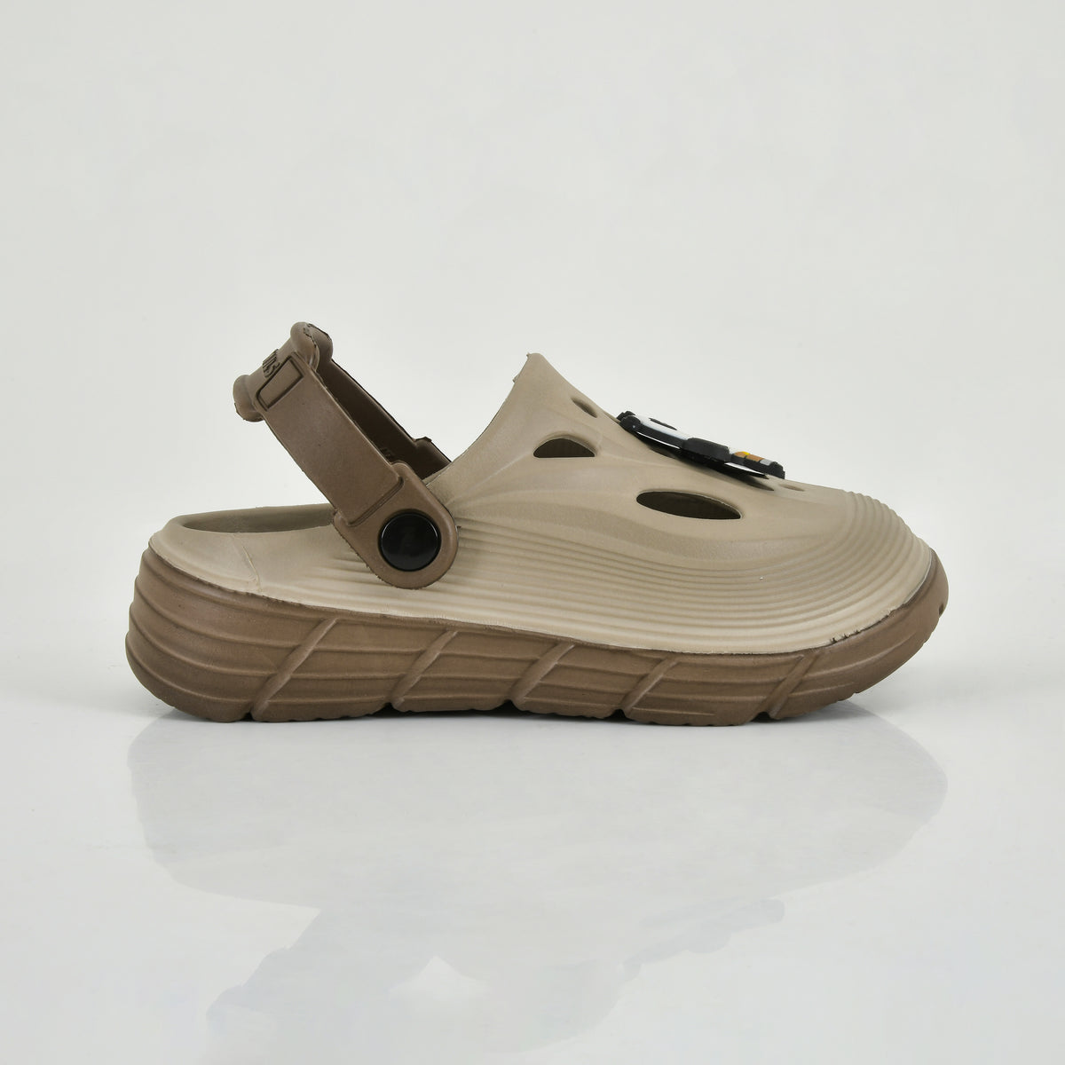 Star Kidz Slip-on Clogs For Boys & Girls Brown