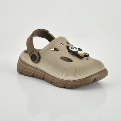 Star Kidz Slip-on Clogs For Boys & Girls Brown