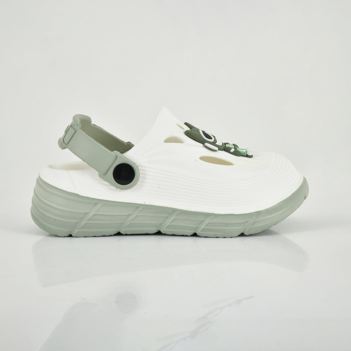 Star Kidz Slip-on Clogs For Boys & Girls Silver