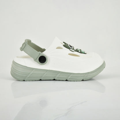 Star Kidz Slip-on Clogs For Boys & Girls Silver