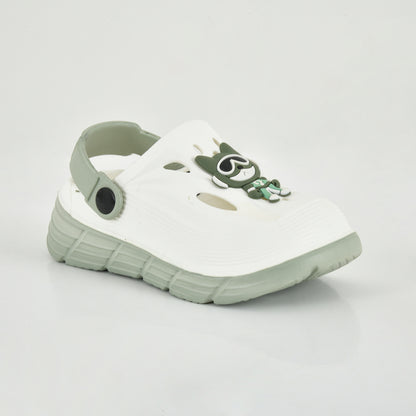 Star Kidz Slip-on Clogs For Boys & Girls Silver