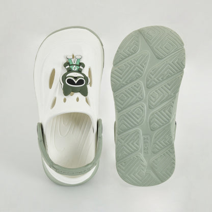 Star Kidz Slip-on Clogs For Boys & Girls Silver