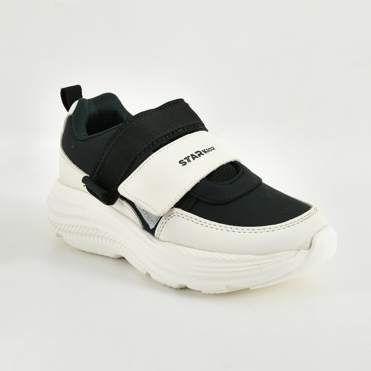 Star Kidz Velcro Sneakers For Boys & Girls Black