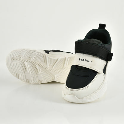 Star Kidz Velcro Sneakers For Boys & Girls Black