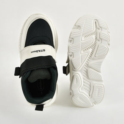 Star Kidz Velcro Sneakers For Boys & Girls Black
