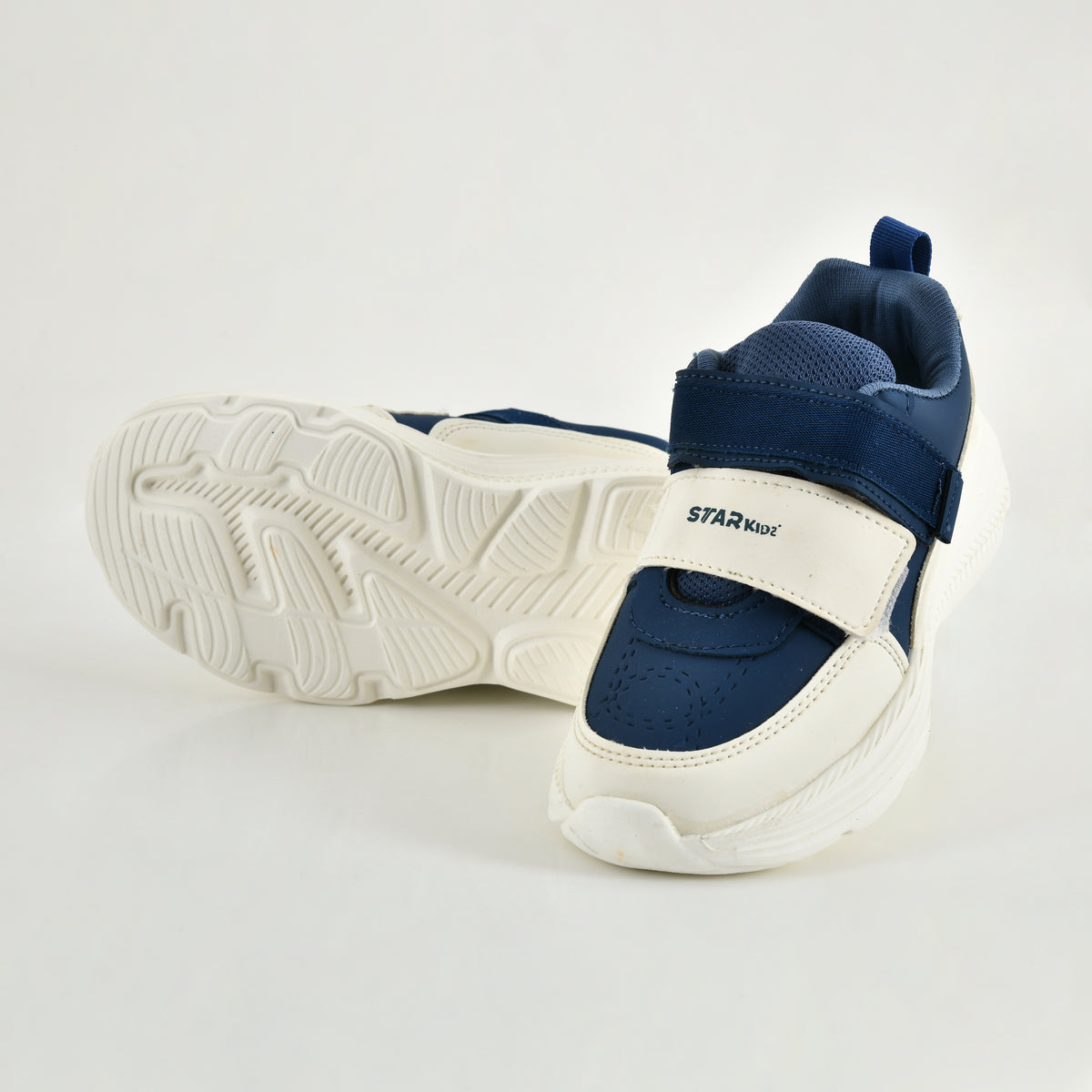 Star Kidz Velcro Sneakers For Boys & Girls Blue