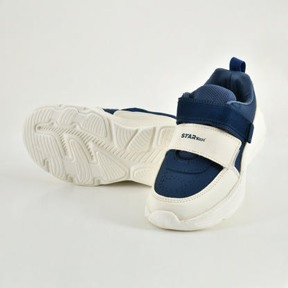 Star Kidz Velcro Sneakers For Boys & Girls Blue