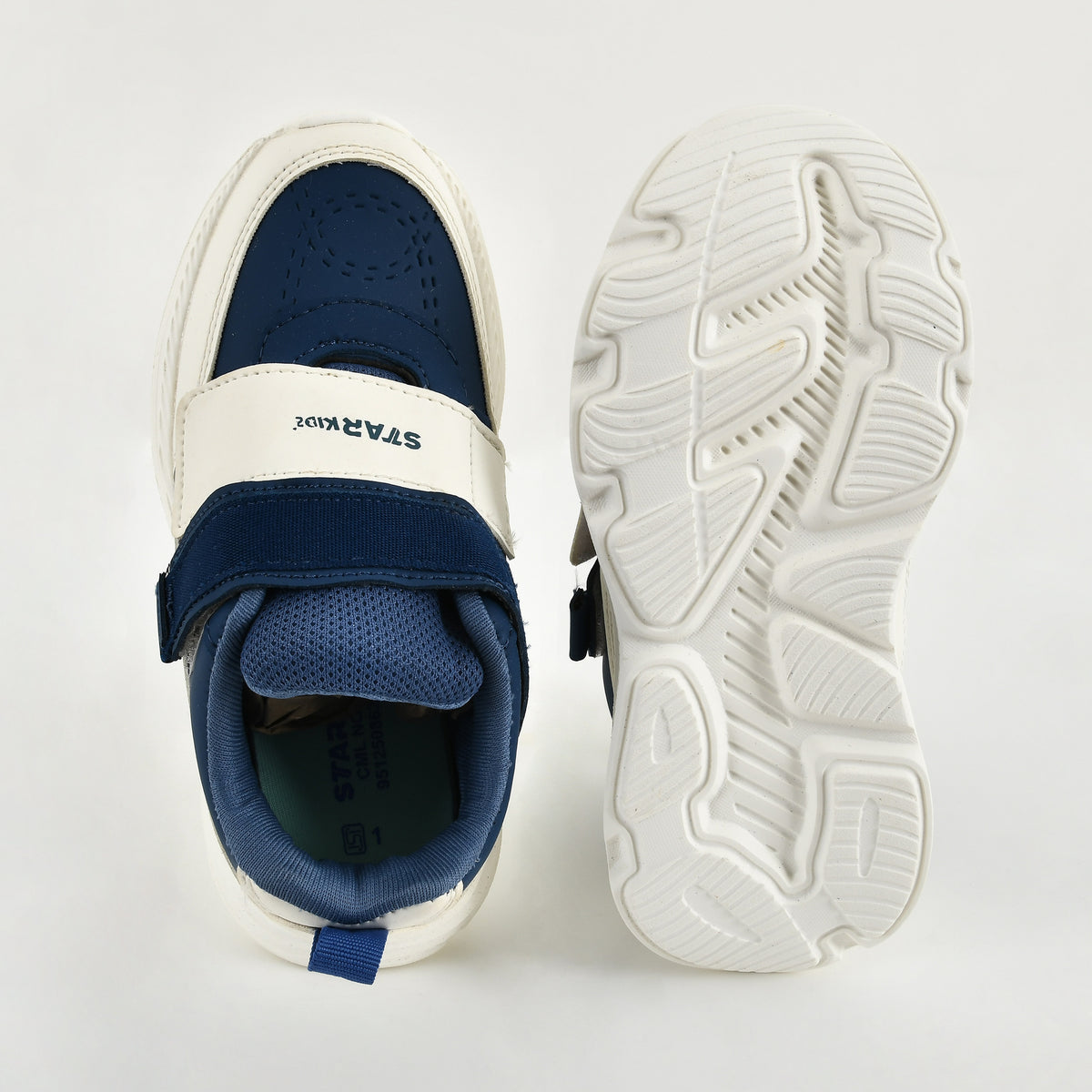 Star Kidz Velcro Sneakers For Boys & Girls Blue