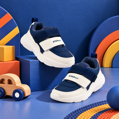 Star Kidz Velcro Sneakers For Boys & Girls Blue
