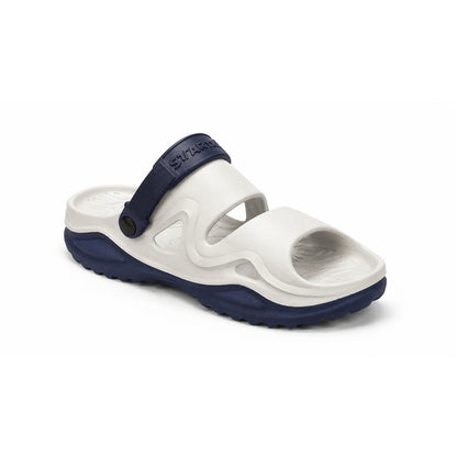 Star Kidz Clogs For Boys & Girls White Blue