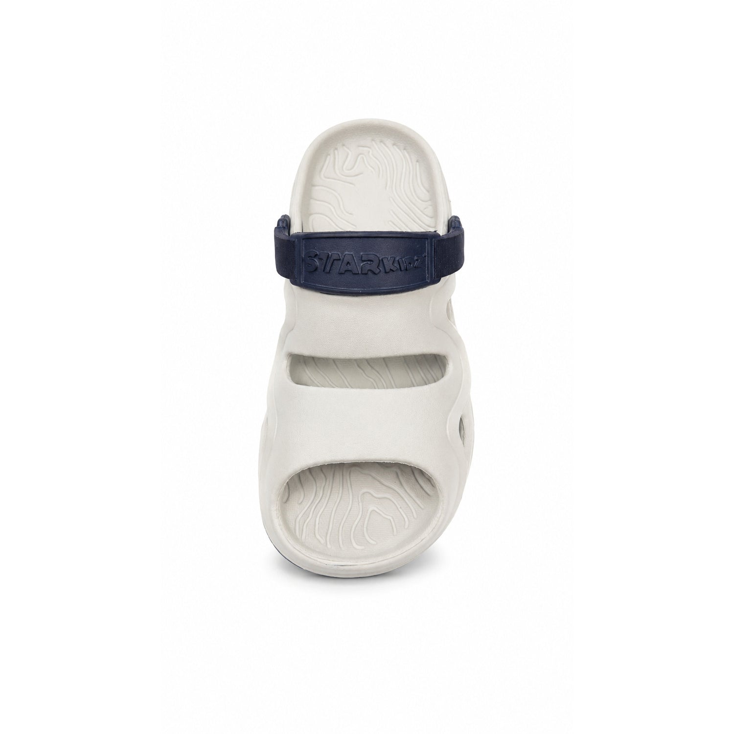Star Kidz Clogs For Boys & Girls White Blue