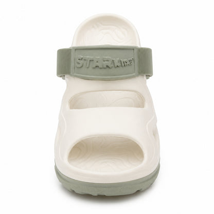 Star Kidz Clogs For Boys & Girls White Pista