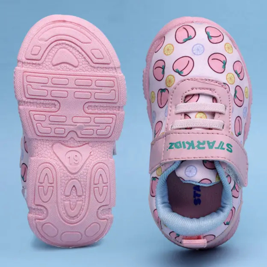 Velcro Chu Chu Shoes For Boys & Girls  (Pink ,12months to 3.5years)