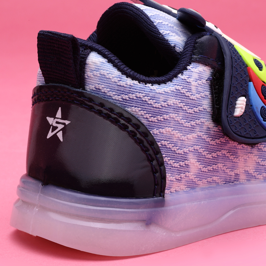 Velcro LED Shoes For Boys & Girls  (Multicolor)