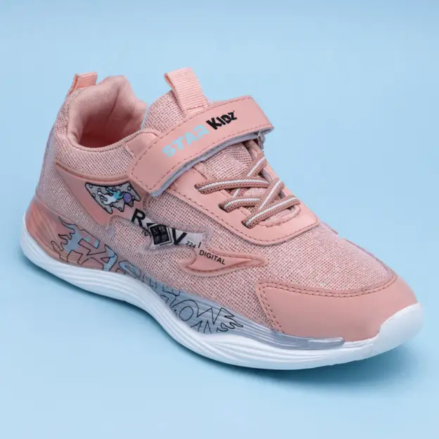Velcro Sneakers For Boys & Girls  (Tan,5 to 13 years)