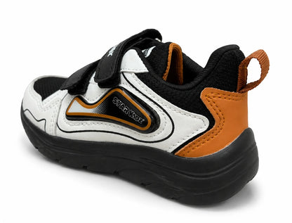 Star Kidz Velcro Walking Shoes For Boys Black