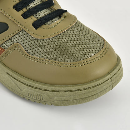 Star Kidz Velcro Sneakers For Boys & Girls Green