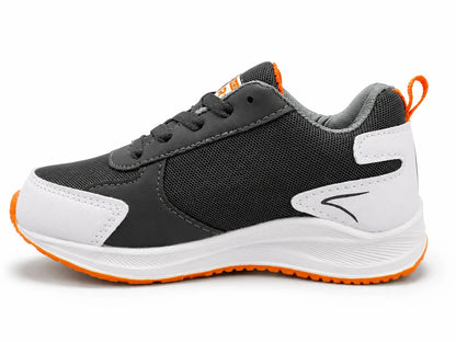 Star Kidz Lace Basketball Shoes For Boys Grey