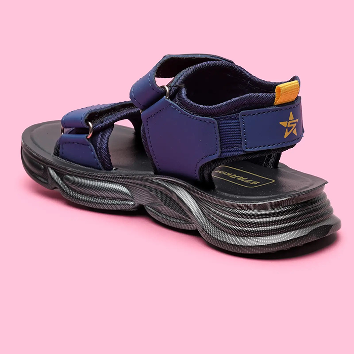 Star Kidz Velcro Sports Sandals For Boys & Girls (Blue)