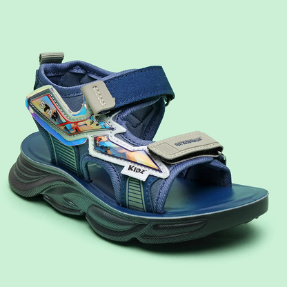 Star Kidz Velcro Sports Sandals For Boys & Girls (Blue)