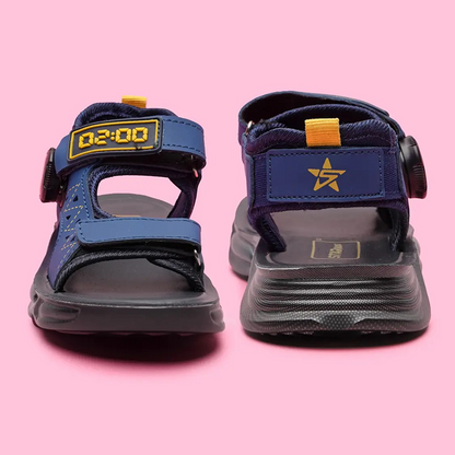 Star Kidz Velcro Sports Sandals For Boys & Girls (Blue)
